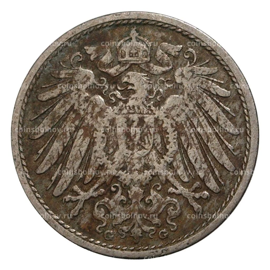 10 пфеннигов 1905 года G Германия