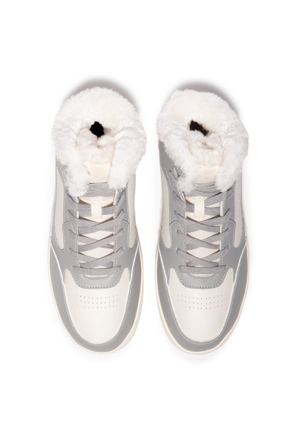 Кроссовки повседневные утепленные Серый