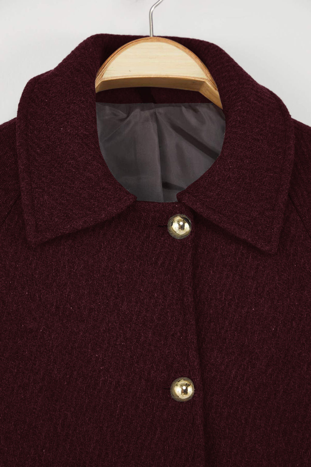 Gri Regular Kal?p Kase Triko Cep Detayl? Ince Ceket Mont TWOAW26MO00113 - Trendyolmilla фото 14