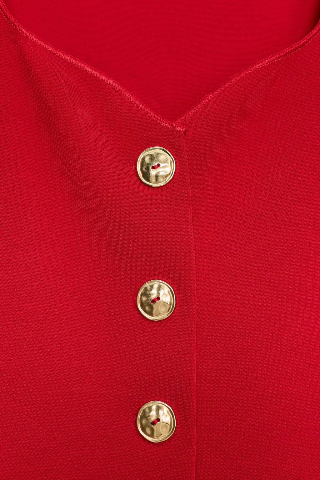 TOP PEPLUM BOTONES / Rojo - Zara фото 16
