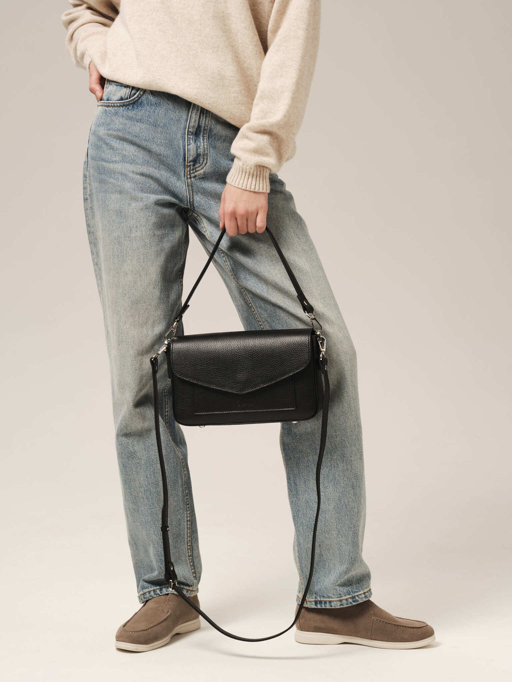 Кожаная сумка Rosie DBR 31158 черный