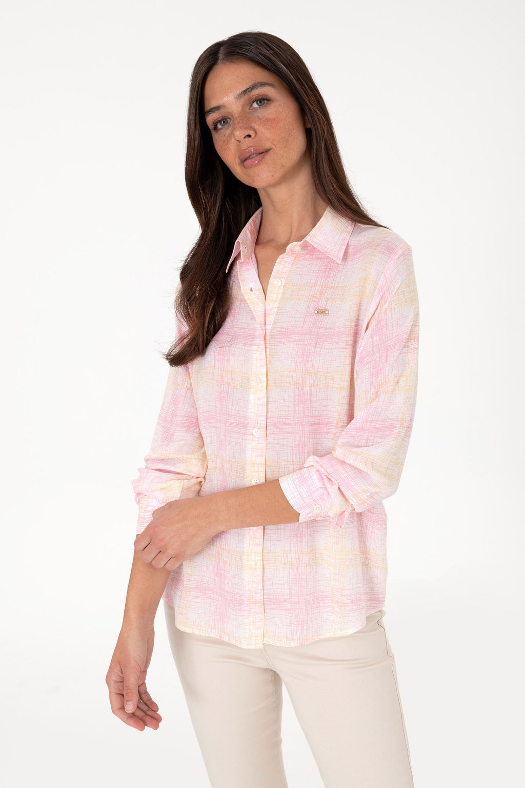 Kad_n Pembe Uzun Kollu G_mlek Sepette S_rpriz _ndirim - U.s. polo assn фото 3