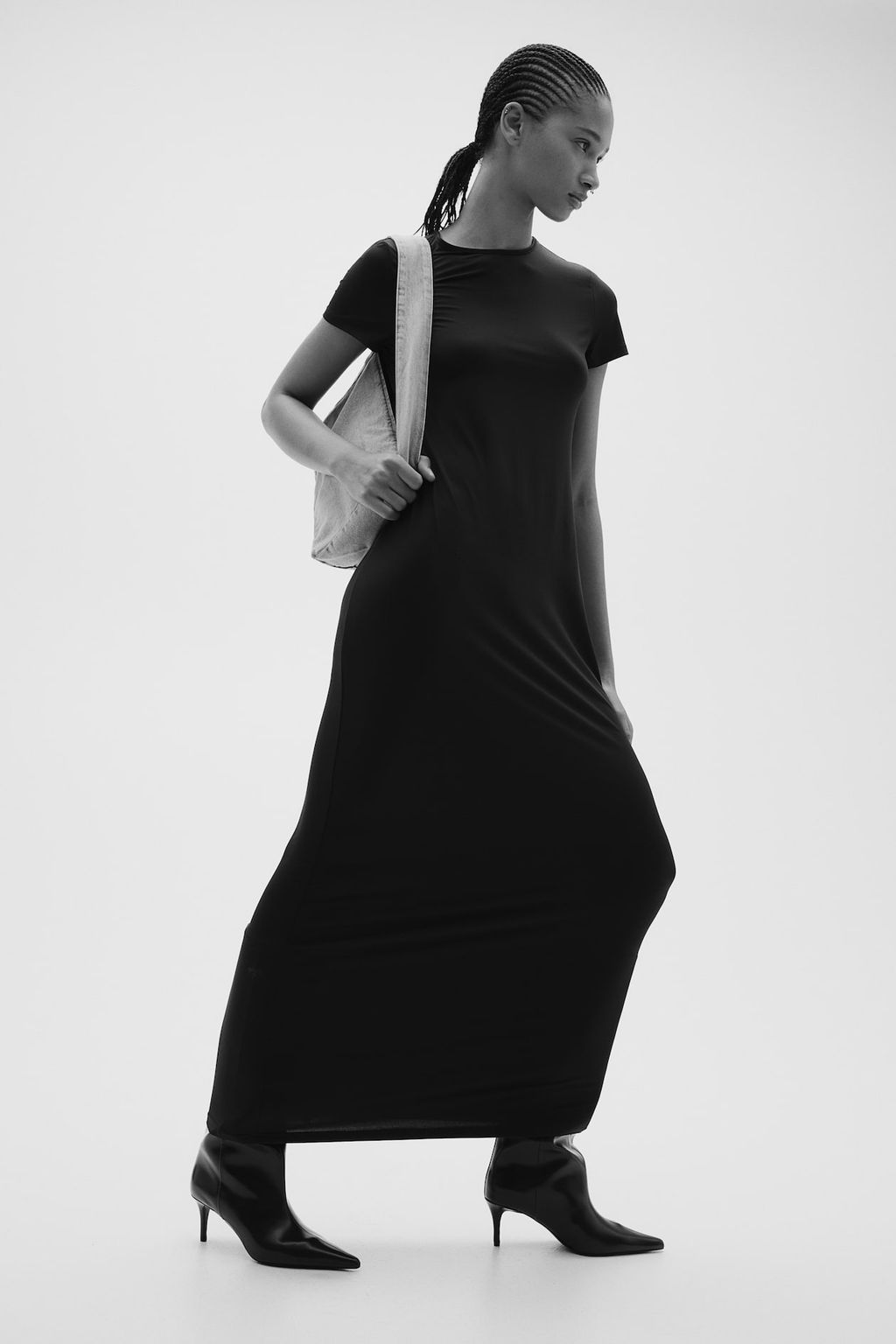 Vestido ajustado de punto - H&m фото 3