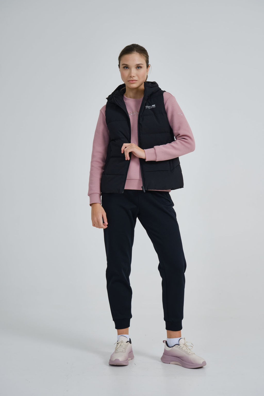 Пуховый жилет Чёрный - Anta фото 7