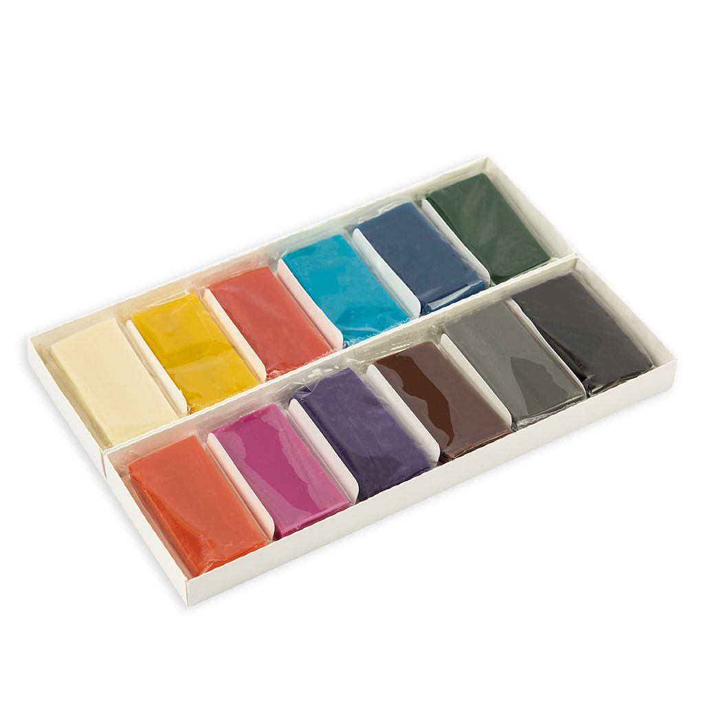 Лео Расти Пластилин растительный РАСТИпласт LRP-0112 240 г ( в картонной упаковке ) 12 цв  фото 3