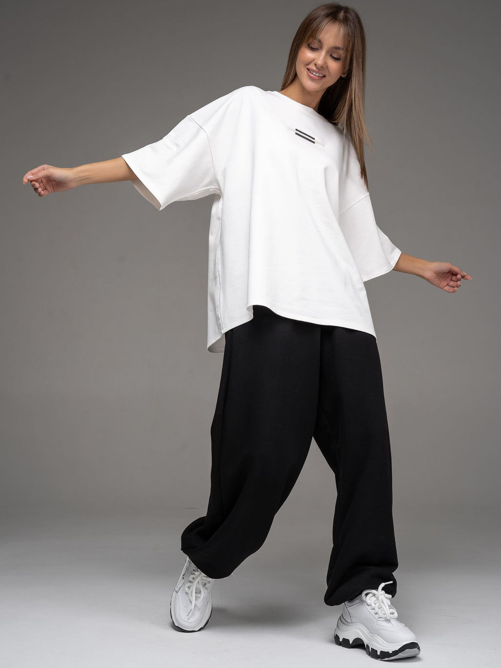 Брюки с начёсом