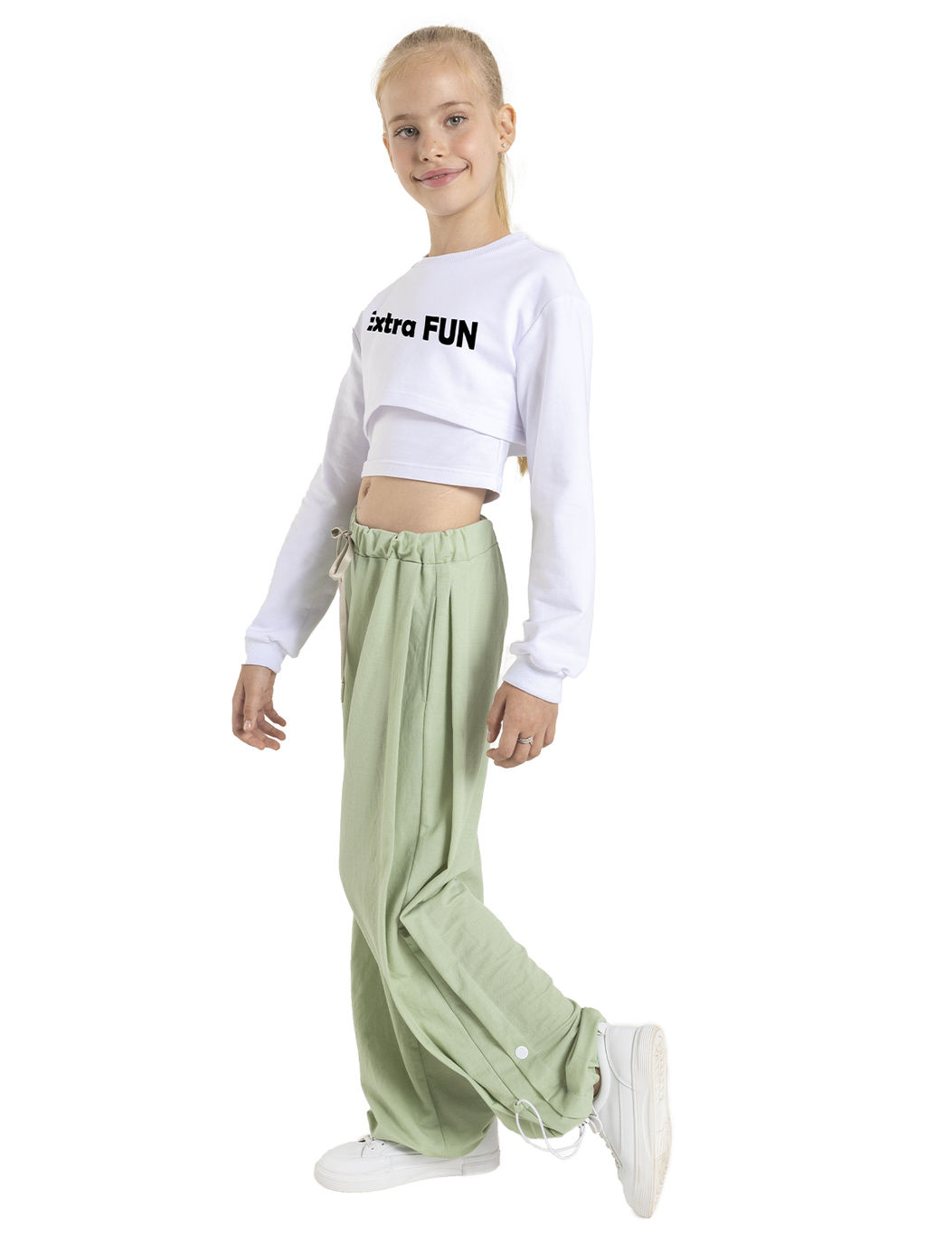 Брюки для девочки О56909 - Карамелли фото 9