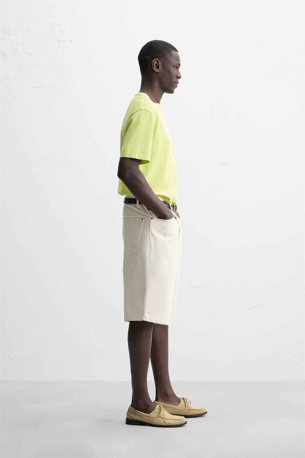 WASHED REGULAR FIT T-SHIRT - Zara фото 4