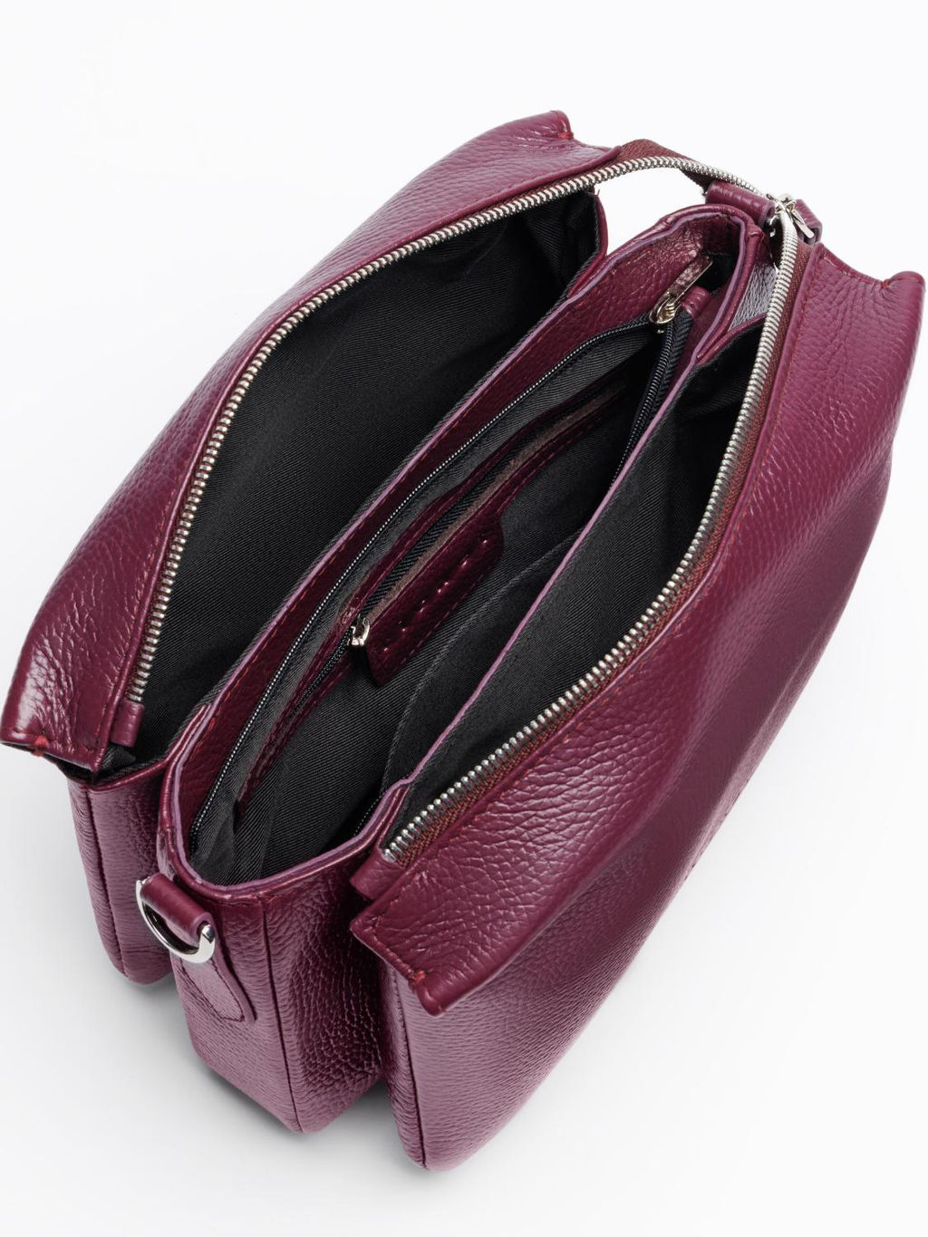 Женская кожаная сумка Richet 3280LN 603 Фиолетовый