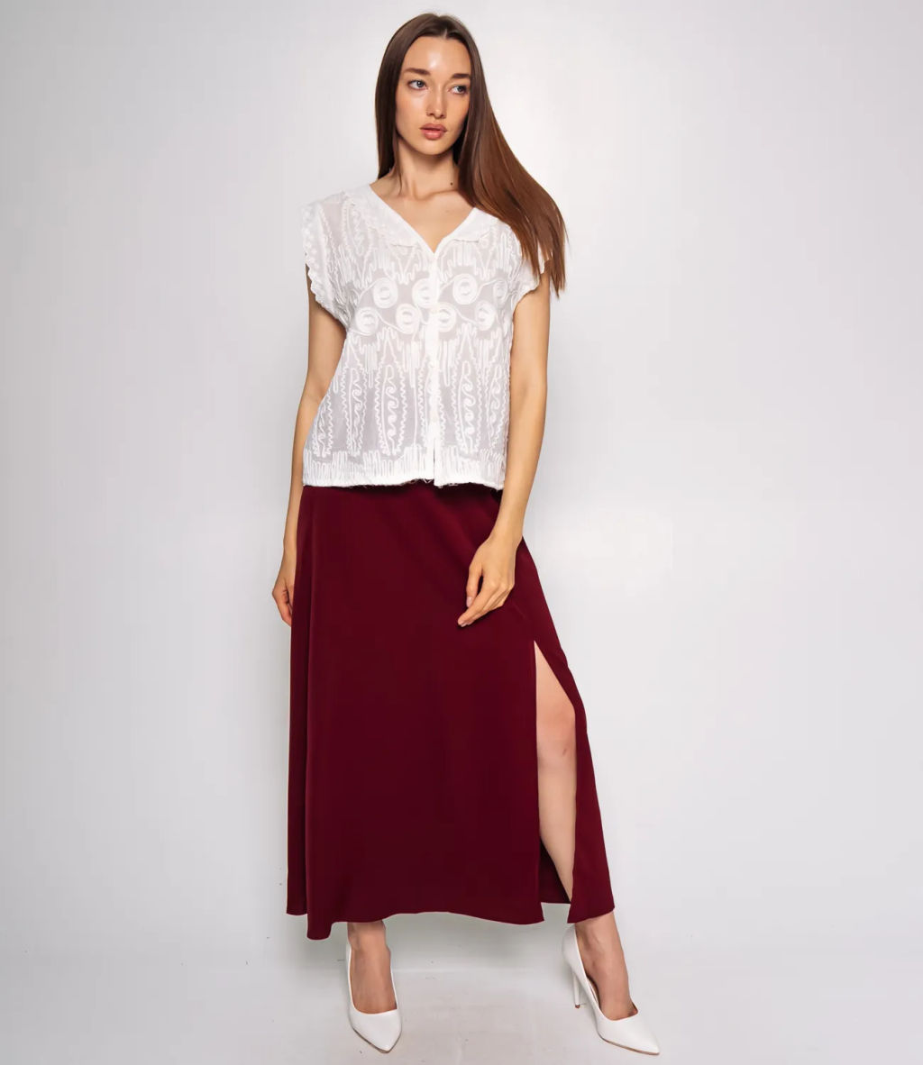 Блуза #КТ05 (5), белый - Dommod фото 4