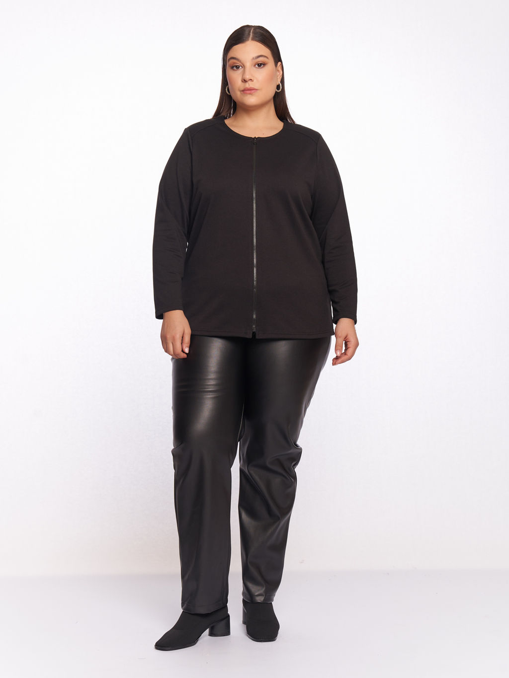 Жакет на молнии GA04106BLK01 - Артесса фото 8