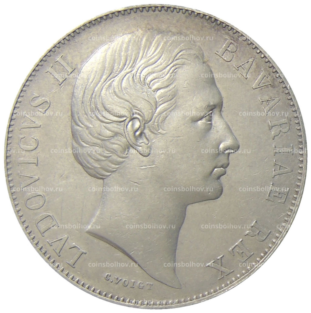 1 талер 1870 года Германские государства  Бавария