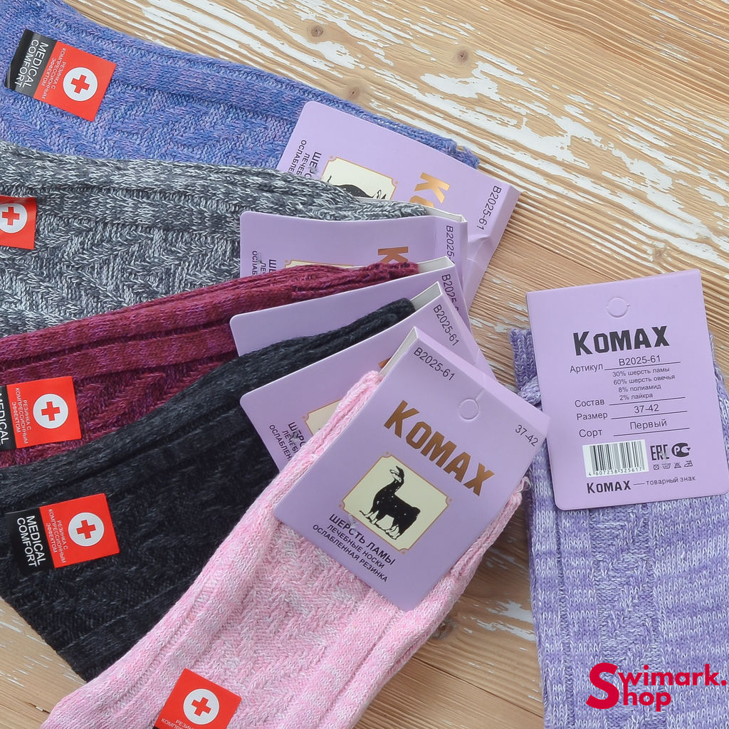Набор женских термо носочков KOMAX B2025-61, 12 пар в уп. - Swimark фото 2