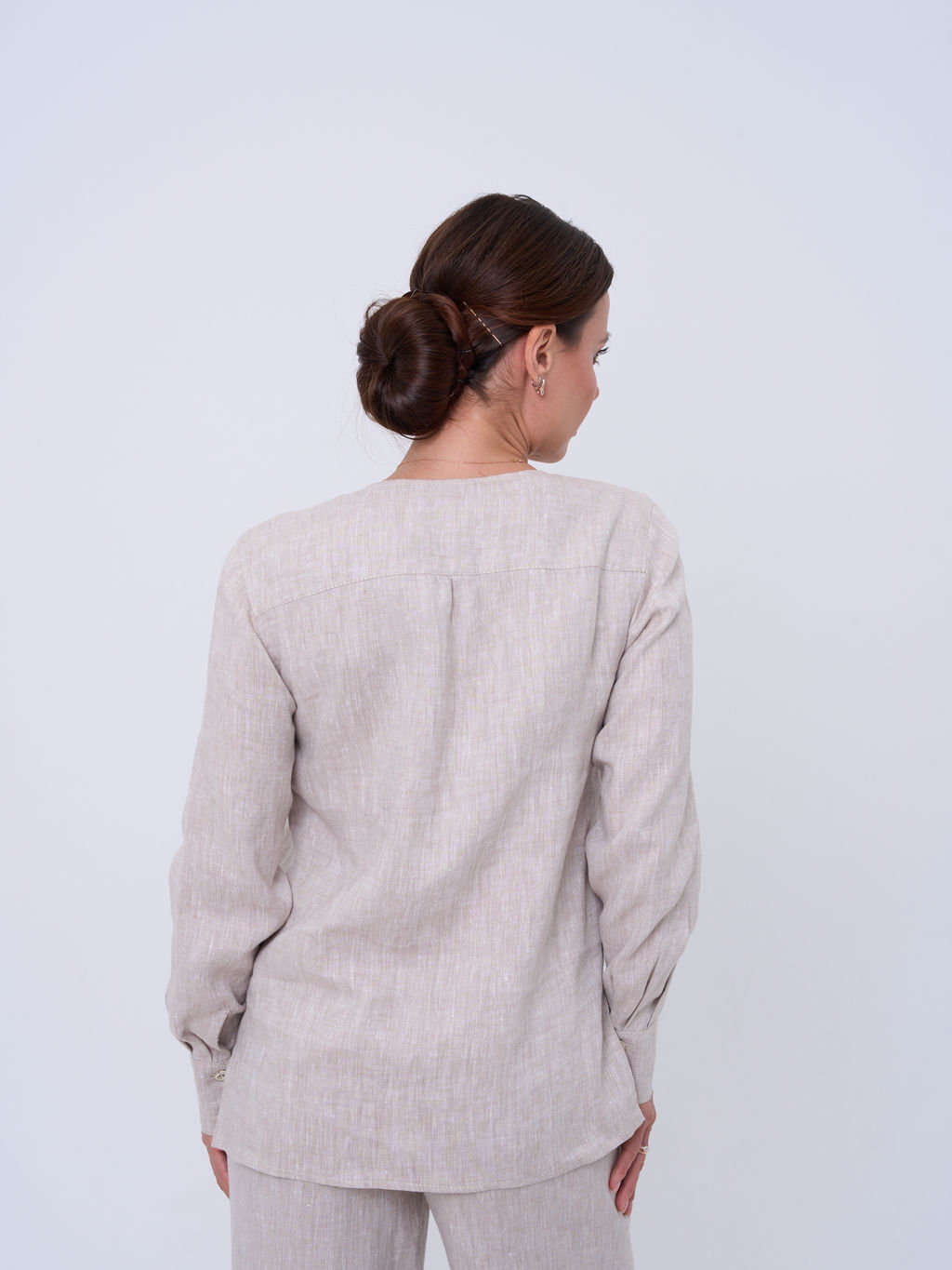 100% ЛЕН рубашка