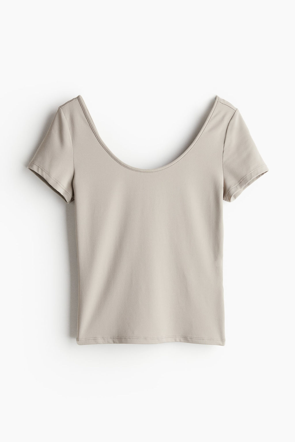 Top de microfibra con escote en U - H&m фото 6