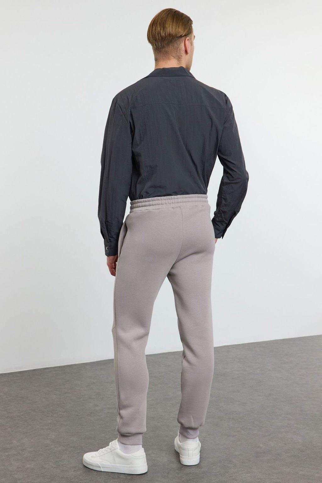TRENDYOL MAN Indigo Regular/Normal Kesim Dikis Detayl? Kal?n Esofman Alt? TMNAW25EA00002 - Trendyolmilla фото 5