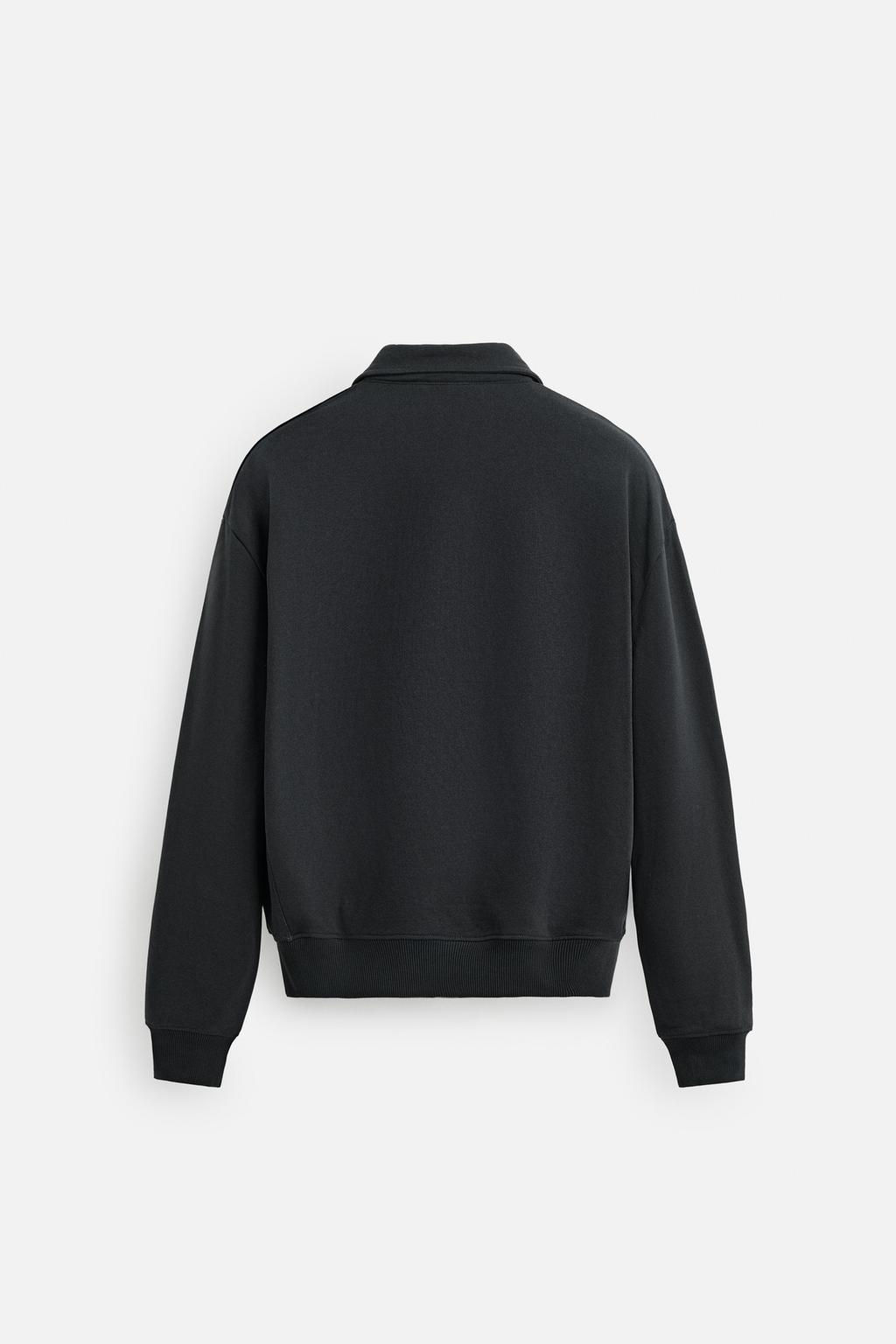POLO SWEATSHIRT WITH ZIP - Zara фото 16
