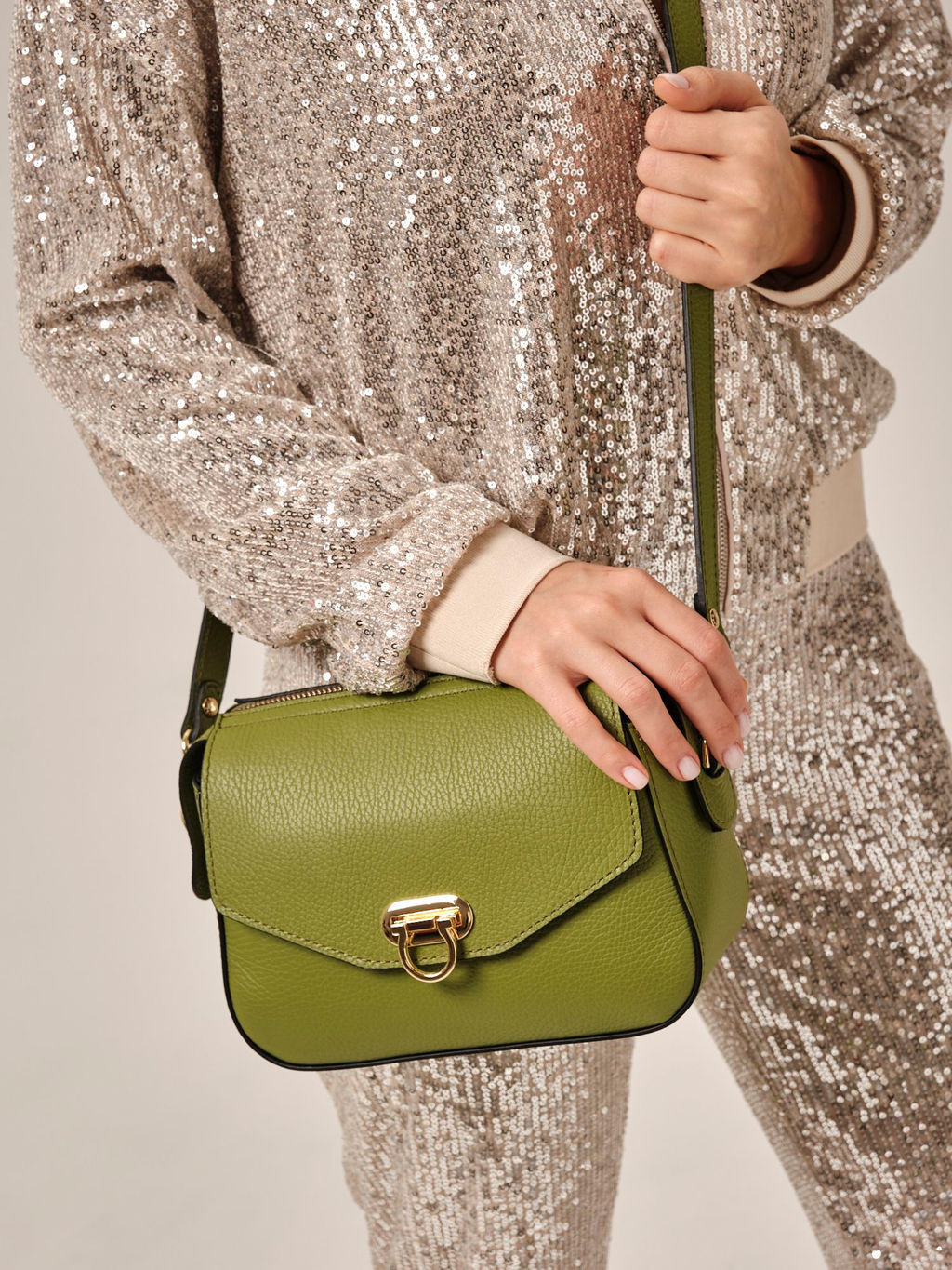 Сумка через плечо Azaro 3684 зеленый бамбук