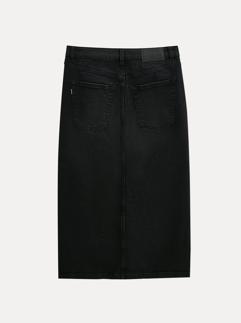 CONTE CON-815 Юбка джинсовая женская washed black - Conte elegant фото 7