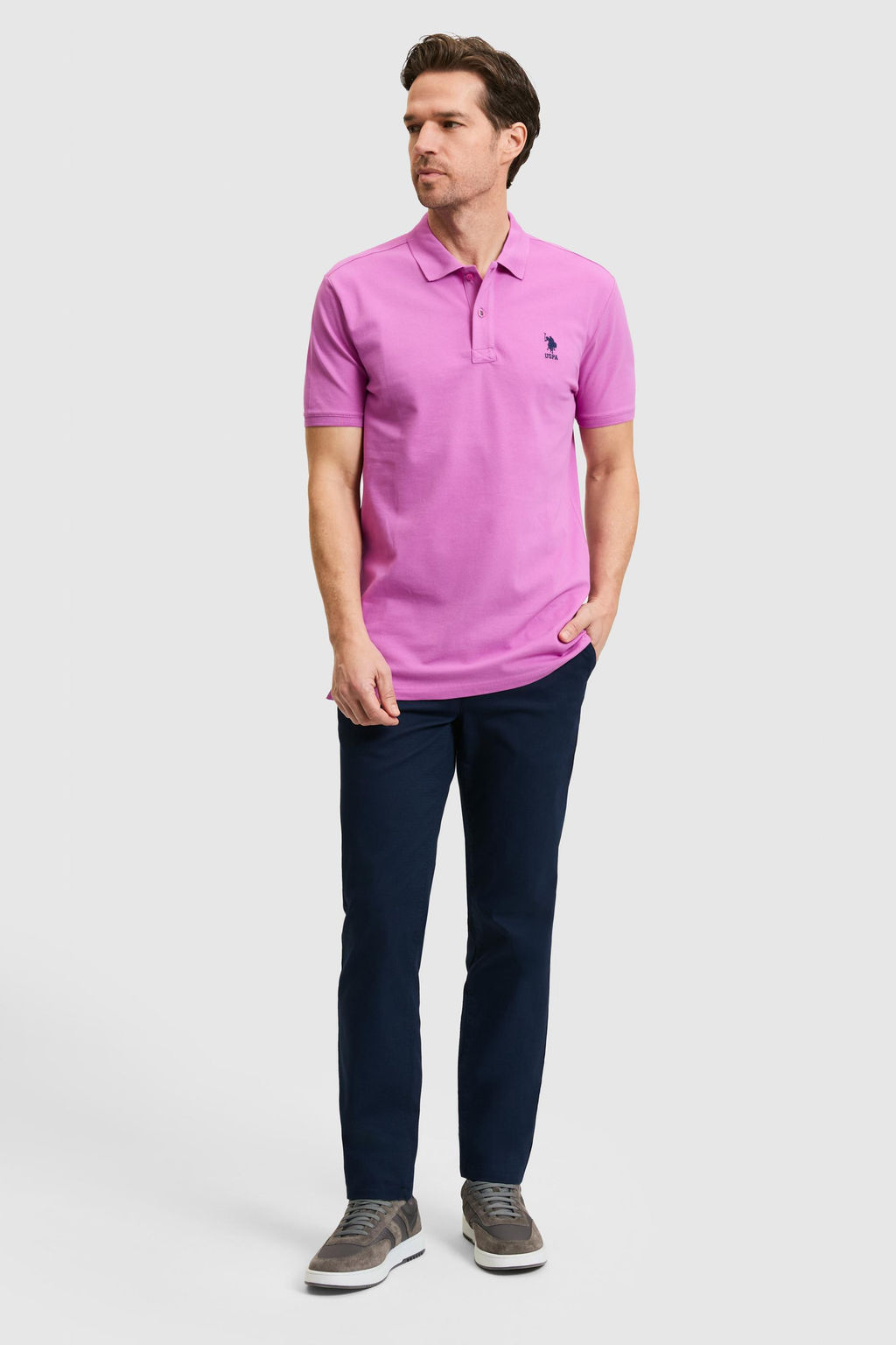 Erkek Menek_e Basic Polo Yaka Ti__rt - U.s. polo assn фото 4