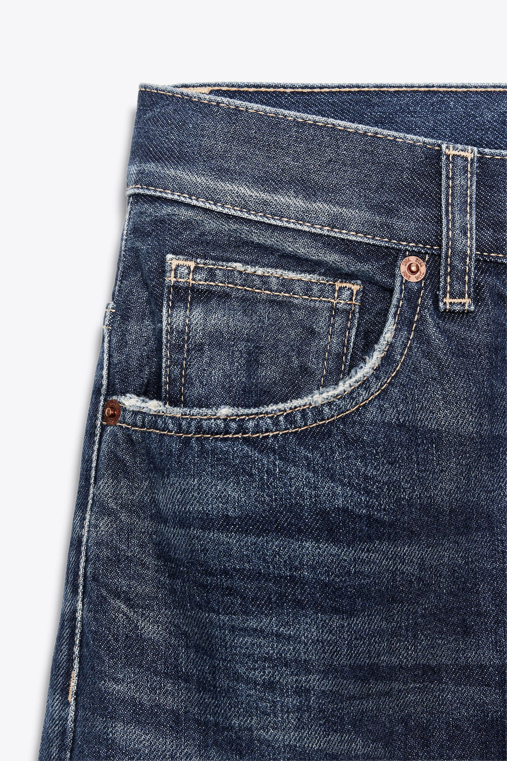 TRF STRAIGHT WIDE HIGH-WAIST JEANS - Zara фото 10