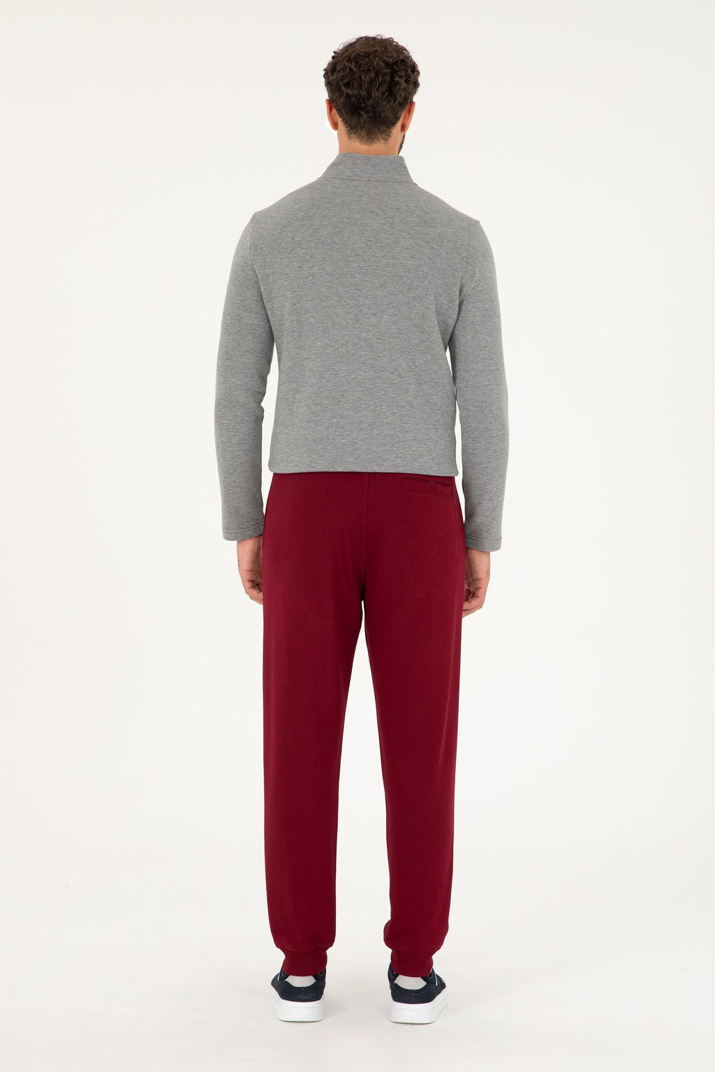 U. S. Polo Assn / Мужские бордовые спортивные штаны - U.s. polo assn фото 4