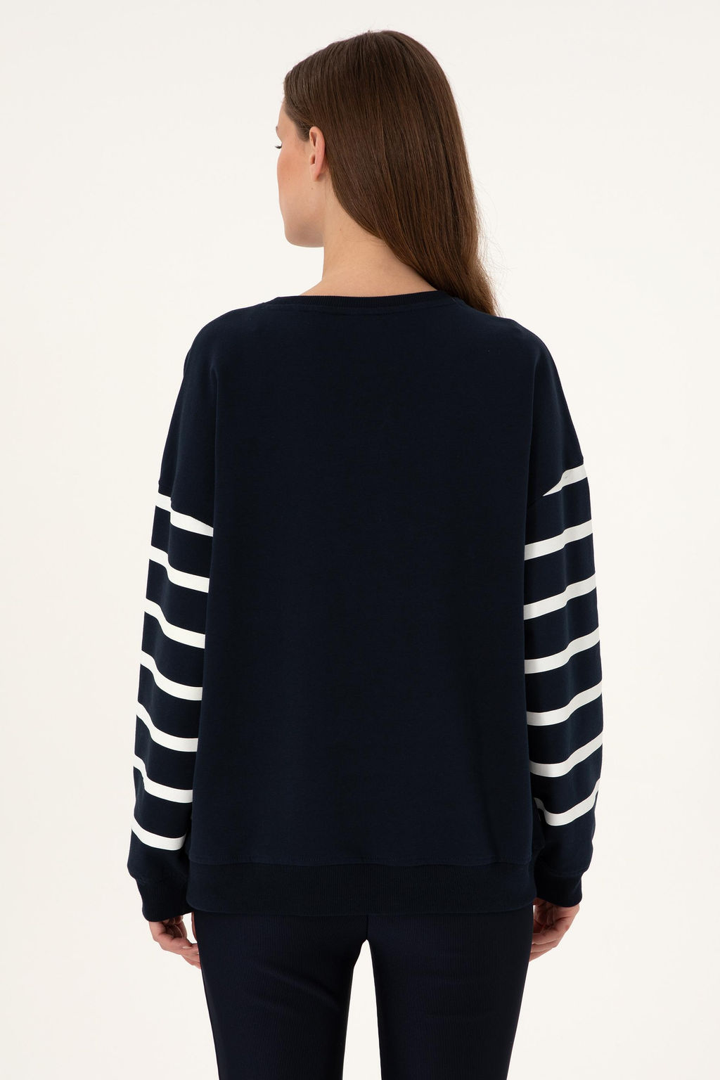 Женский темно-синий свитшот Неожиданная скидка в корзине - U.s. polo assn фото 5