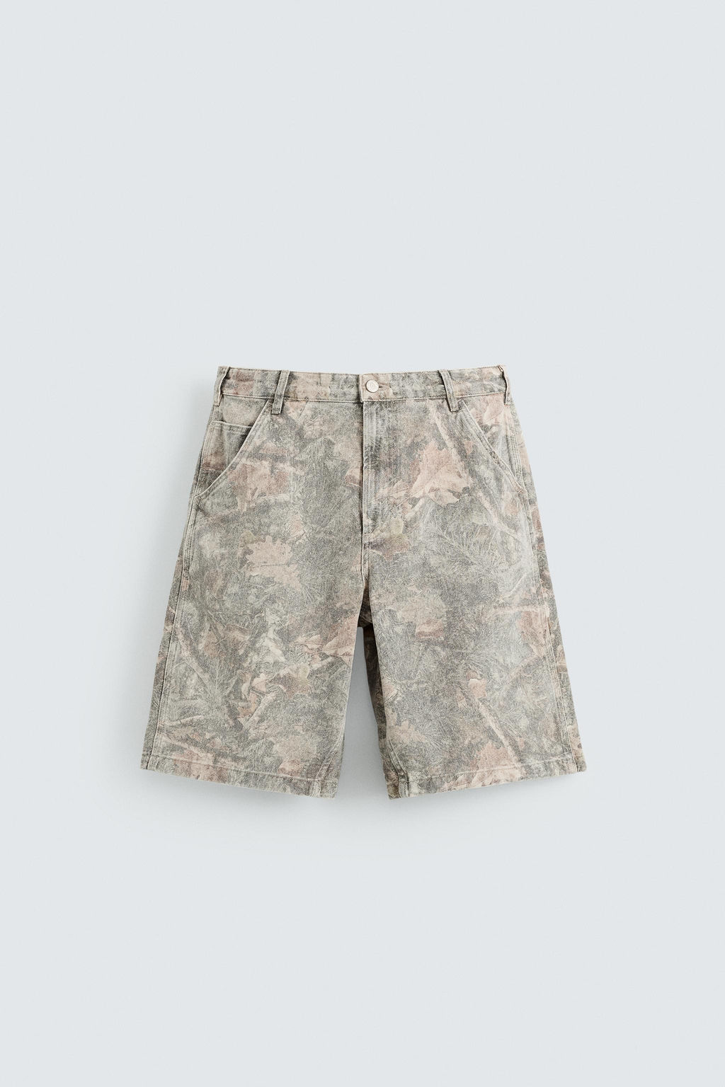 ABSTRACT PRINT RELAXED FIT BERMUDA SHORTS - Zara фото 19