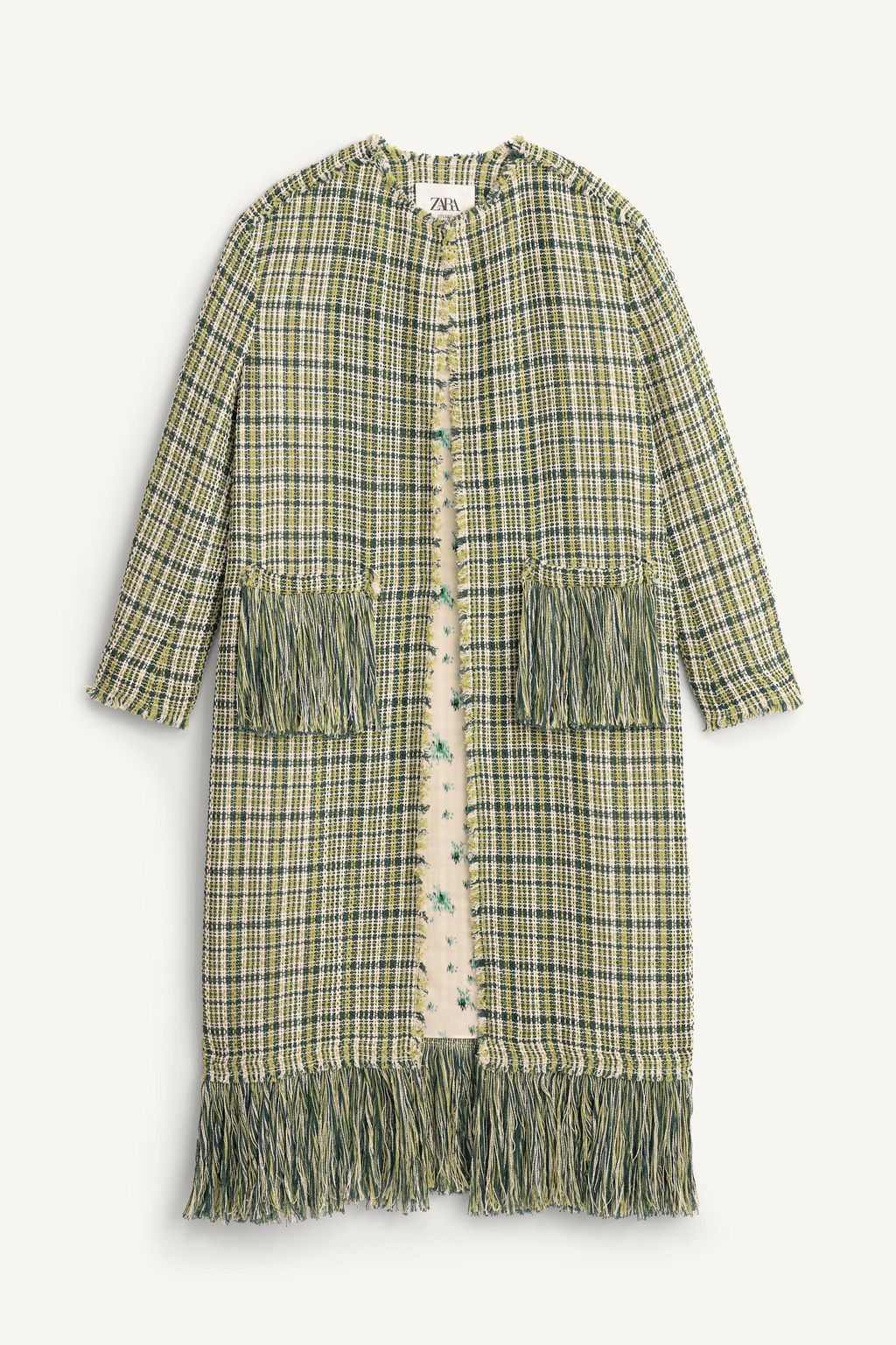 ABRIGO ESTRUCTURA FLECOS LIMITED EDITION / Verde - Zara фото 5