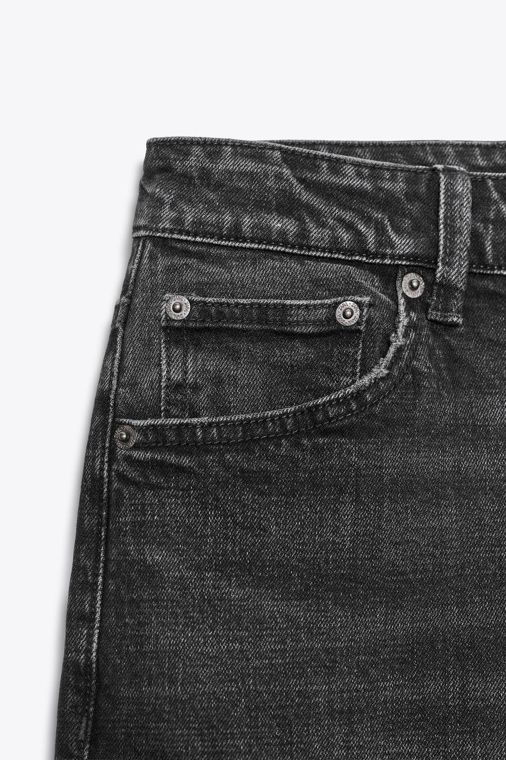 TRF HIGH-WAIST STRAIGHT LEG JEANS - Zara фото 8