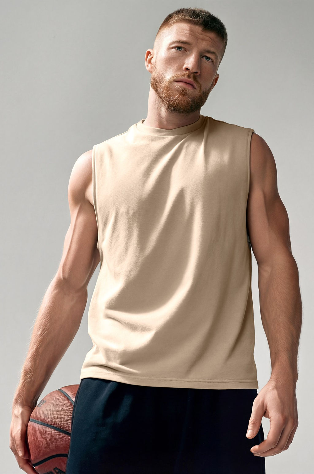 Мужская футболка оверсайз без рукавов Happyfox - Happy fox фото 18