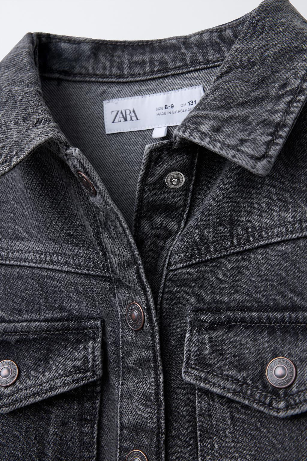 DENIM DRESS WITH BELT - Zara фото 5