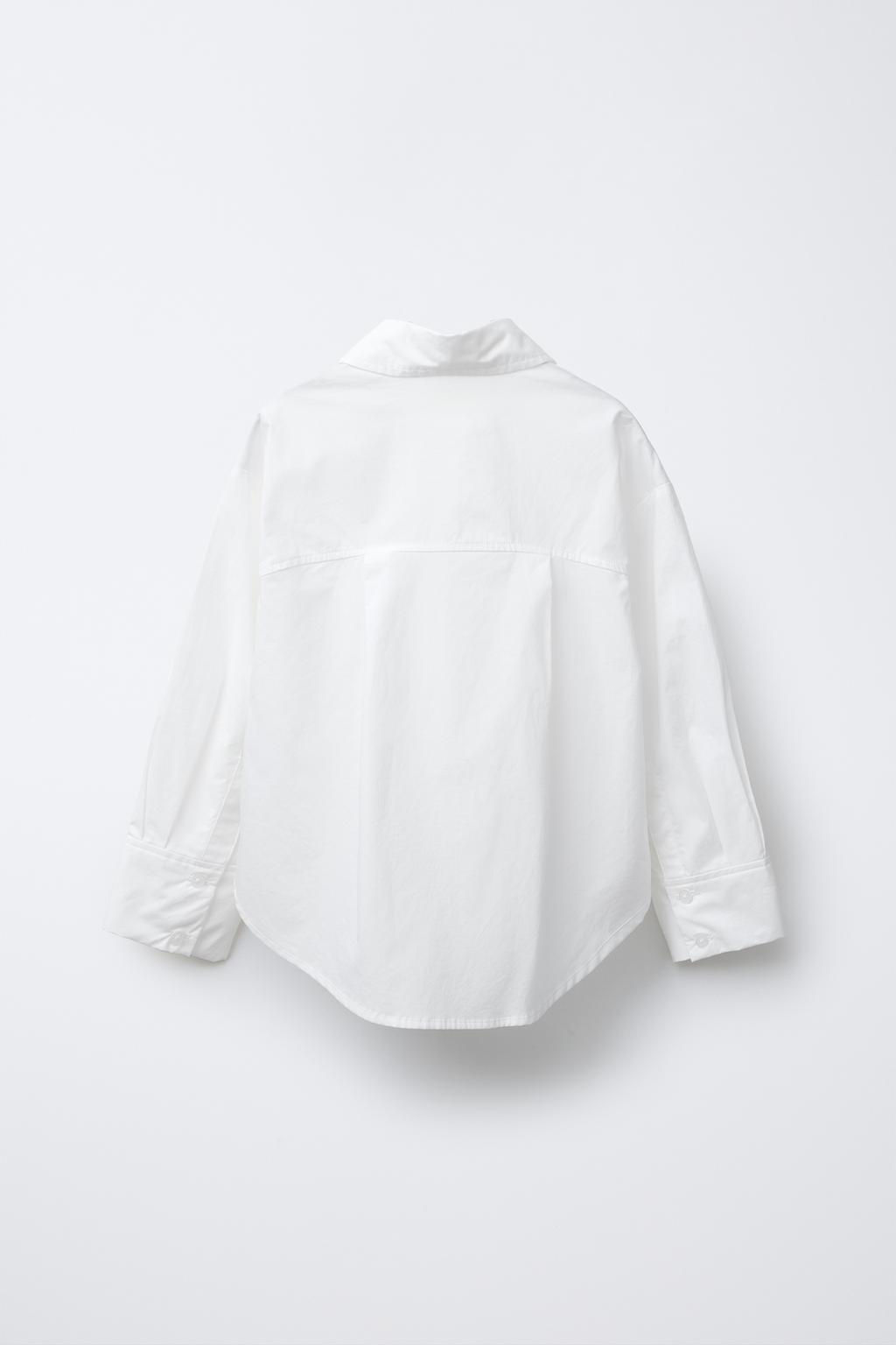 POPLIN SHIRT - Zara фото 3