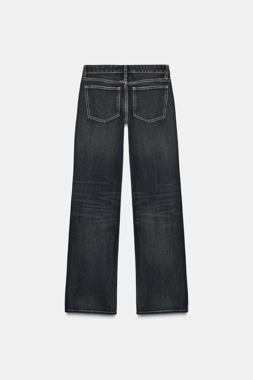 TRF WIDE-LEG LOW-RISE JEANS - Zara фото 8