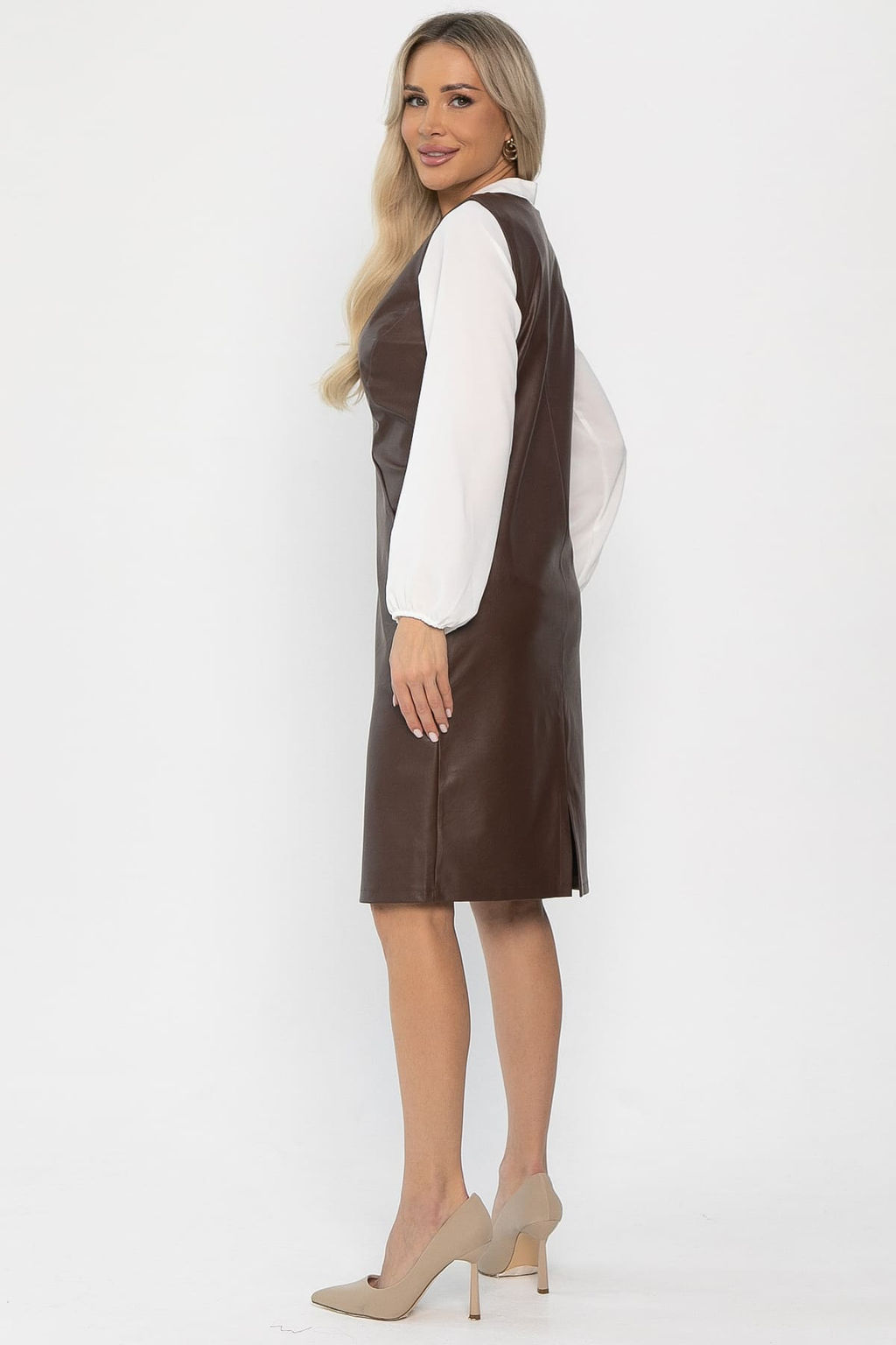 Сарафан Горячий шоколад (шоколадное) П13718-15М - Lt collection фото 3