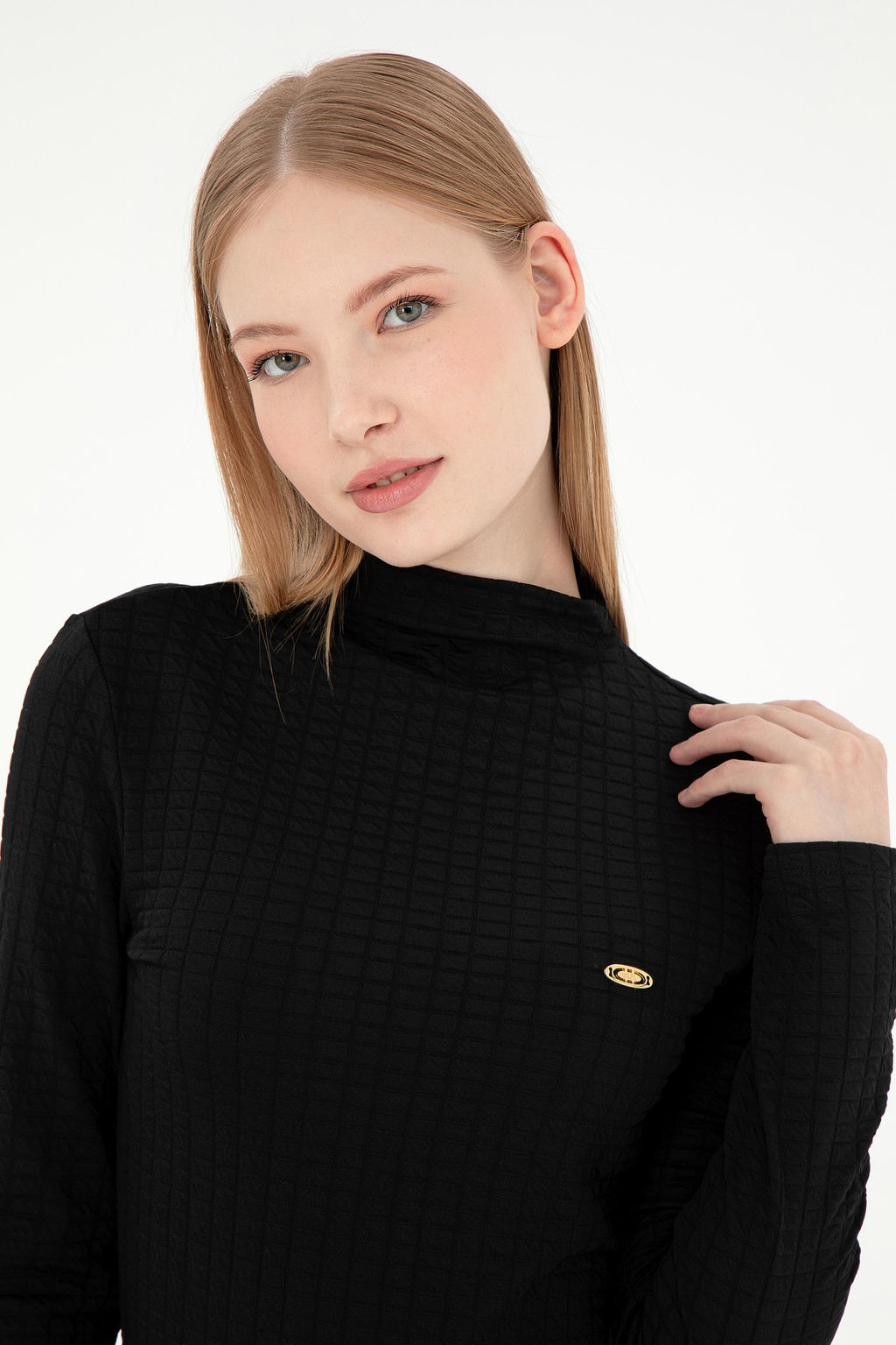 Женский черный свитшот Неожиданная скидка в корзине - U.s. polo assn фото 2