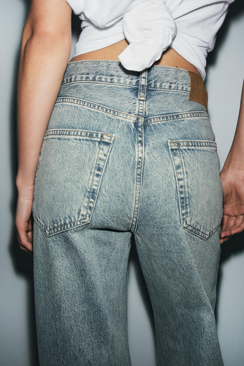 ZW COLLECTION MID-WAIST BAGGY JEANS - Zara фото 12