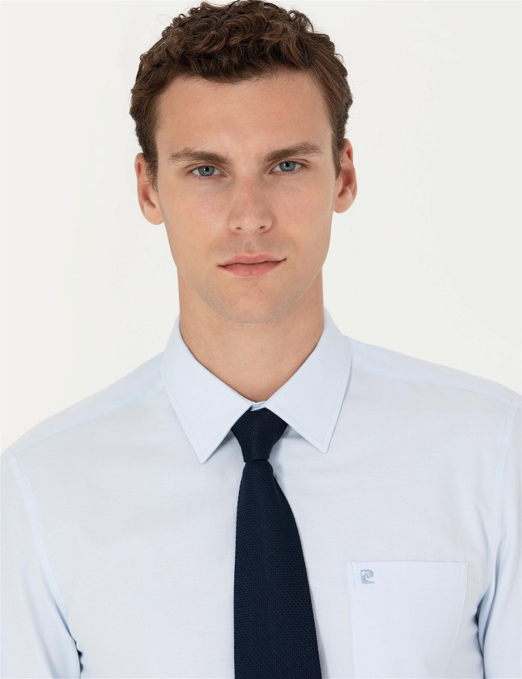 A__k Mavi Regular Fit Uzun Kollu Basic G_mlek