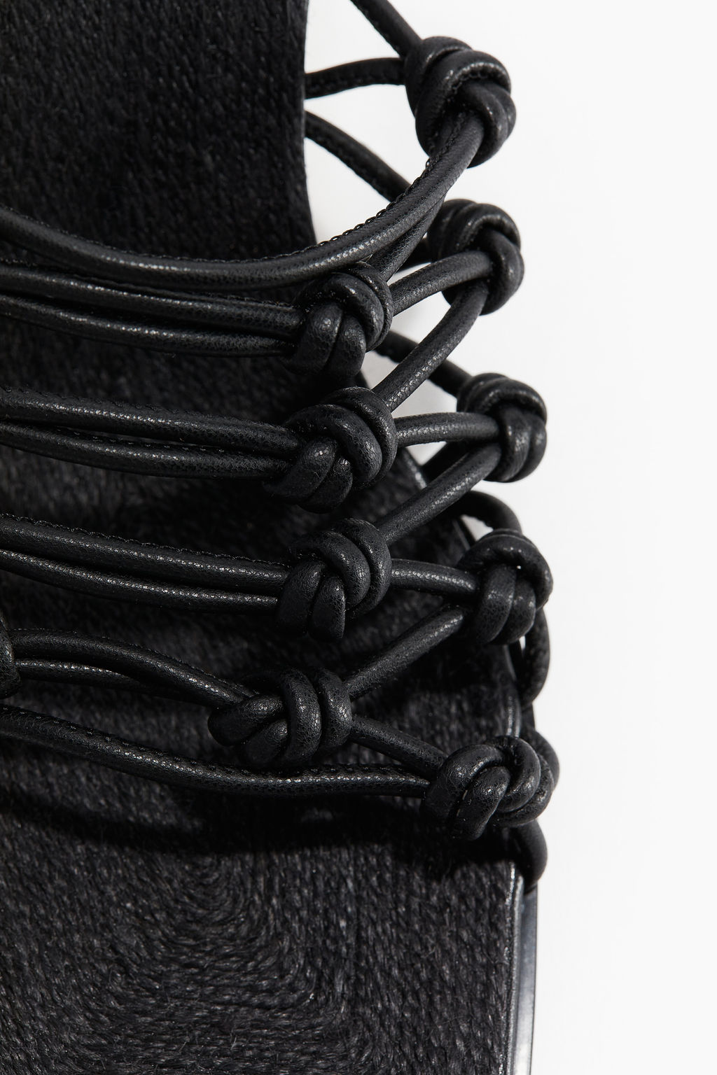 Sandalias de tacon con nudos decorativos - H&m фото 8