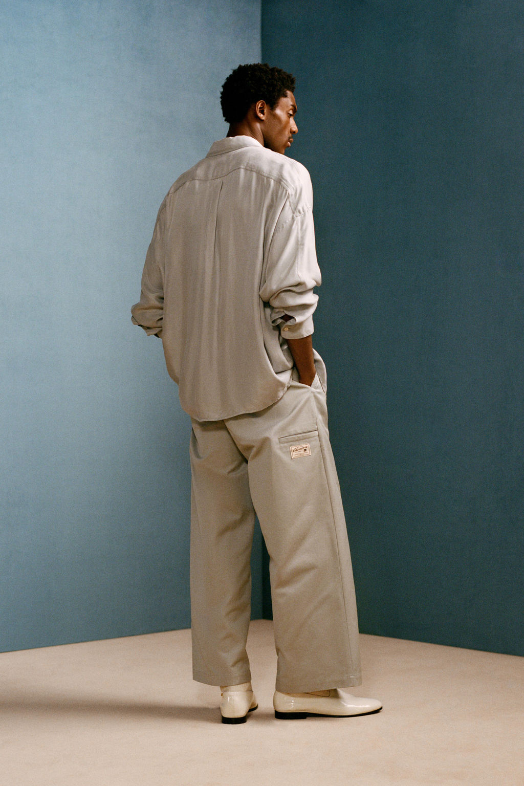 PANTAL?N CHINO WIDE FIT WILLY CHAVARRIA X ZARA / Crema  фото 2