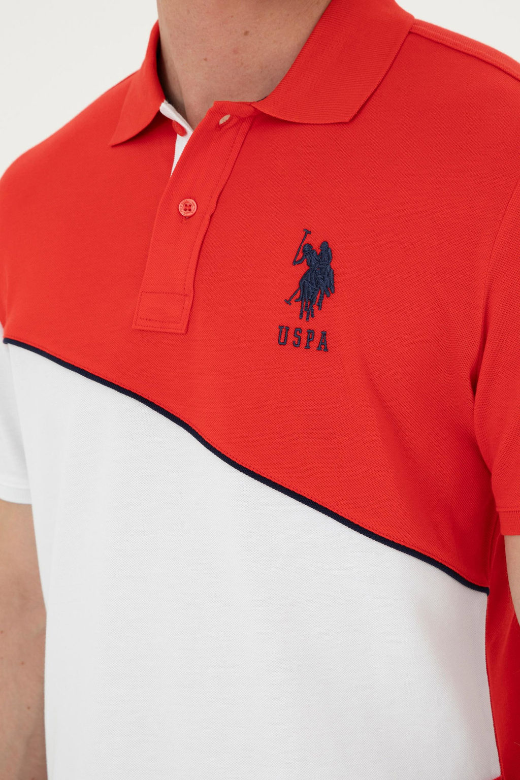 U. S. Polo Assn / Мужская красная футболка - U.s. polo assn фото 7