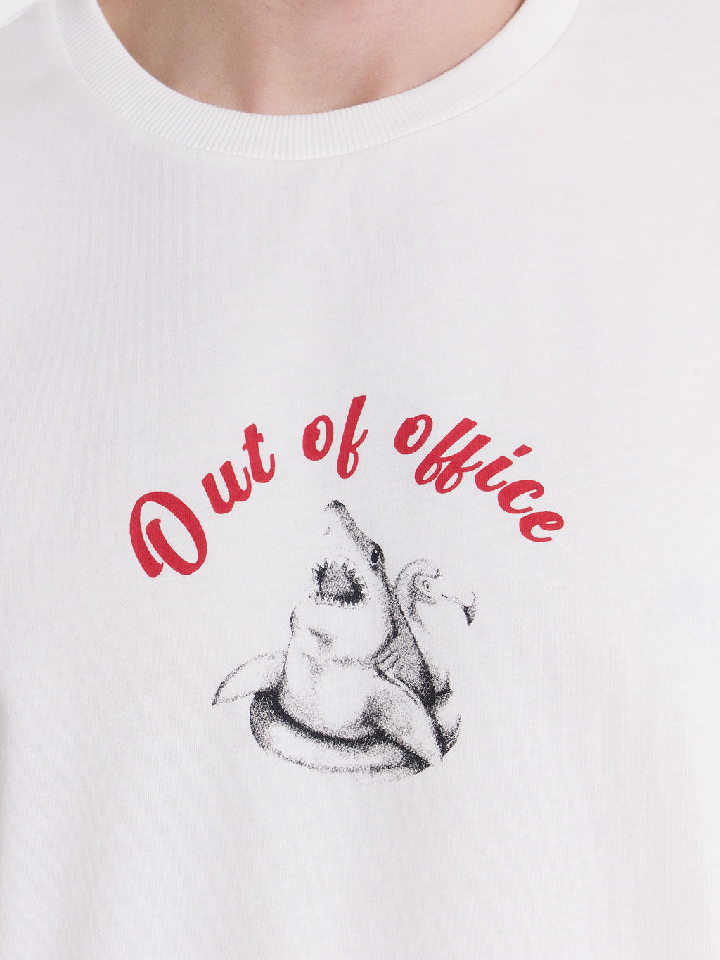 Футболка мужская белая Out of office - Mark formelle фото 4