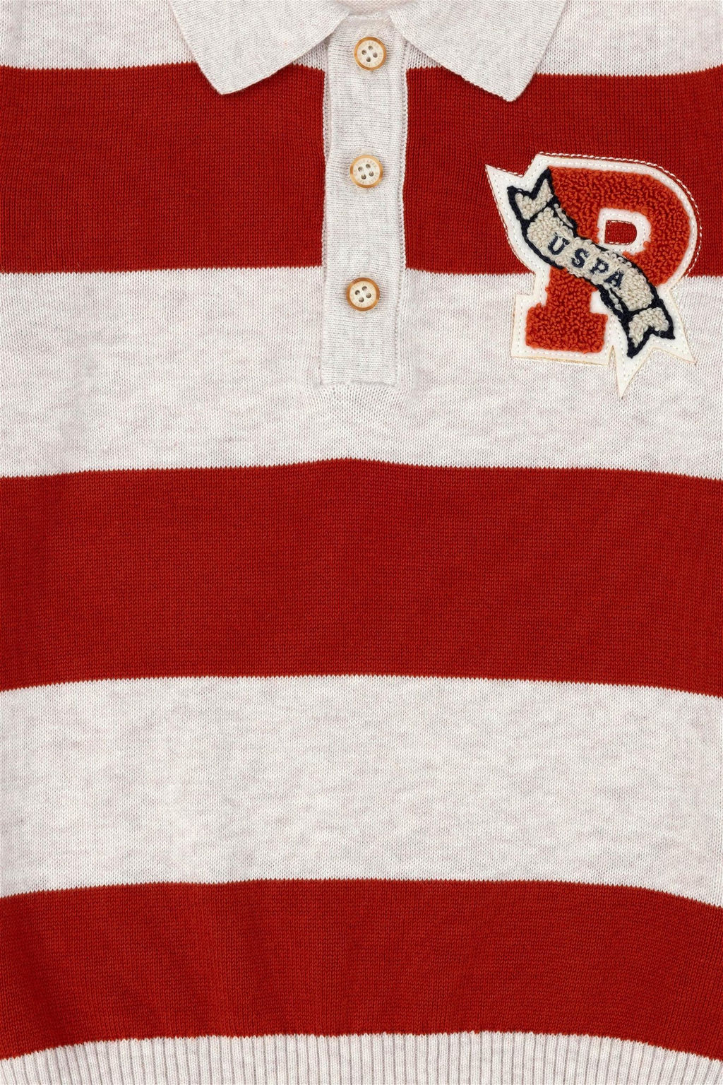 Меланжевый свитер Stone для мальчика - U.s. polo assn фото 3