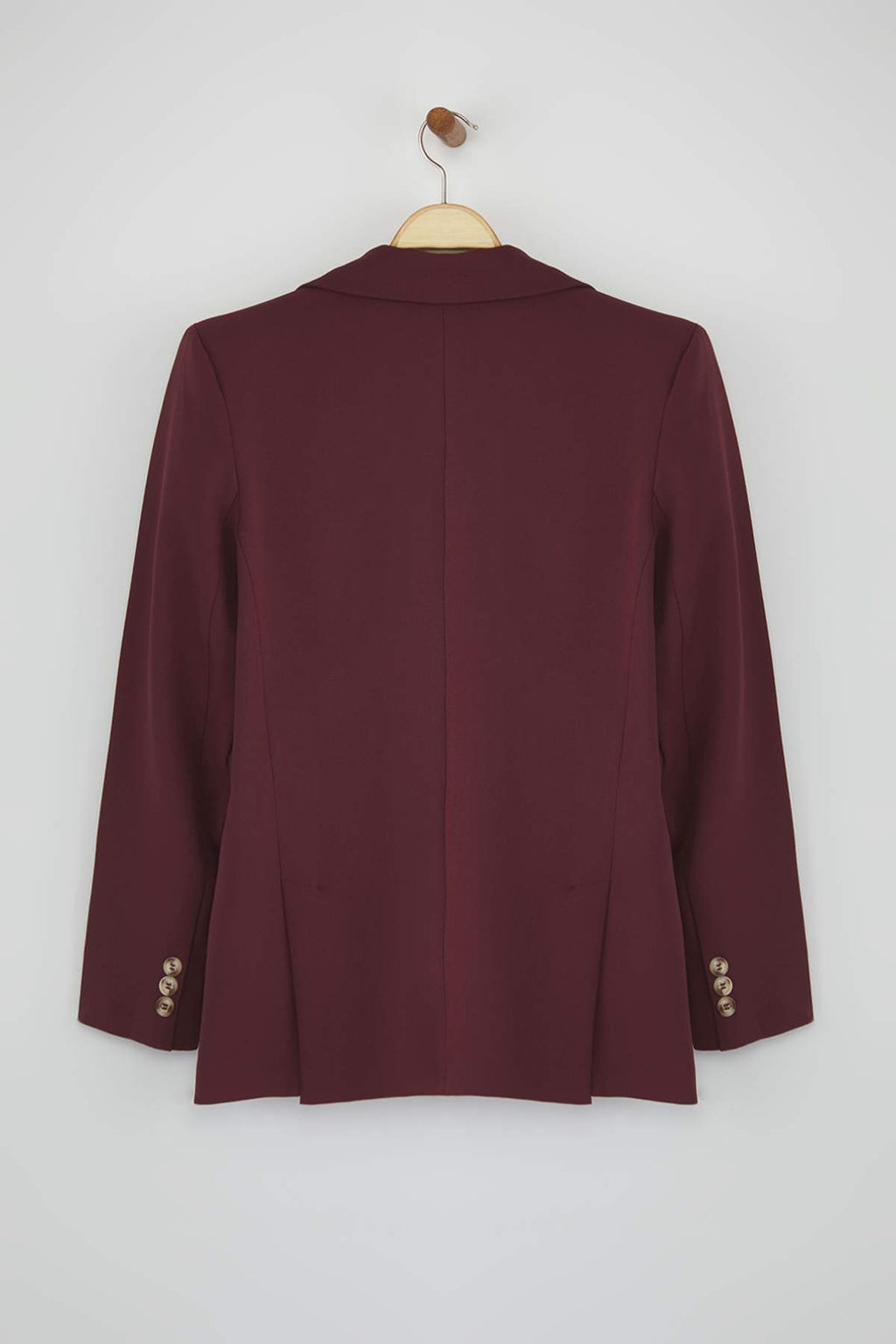 Limited Edition Bordo Regular Astarl? Dokuma Blazer Ceket TWOAW23BC00132