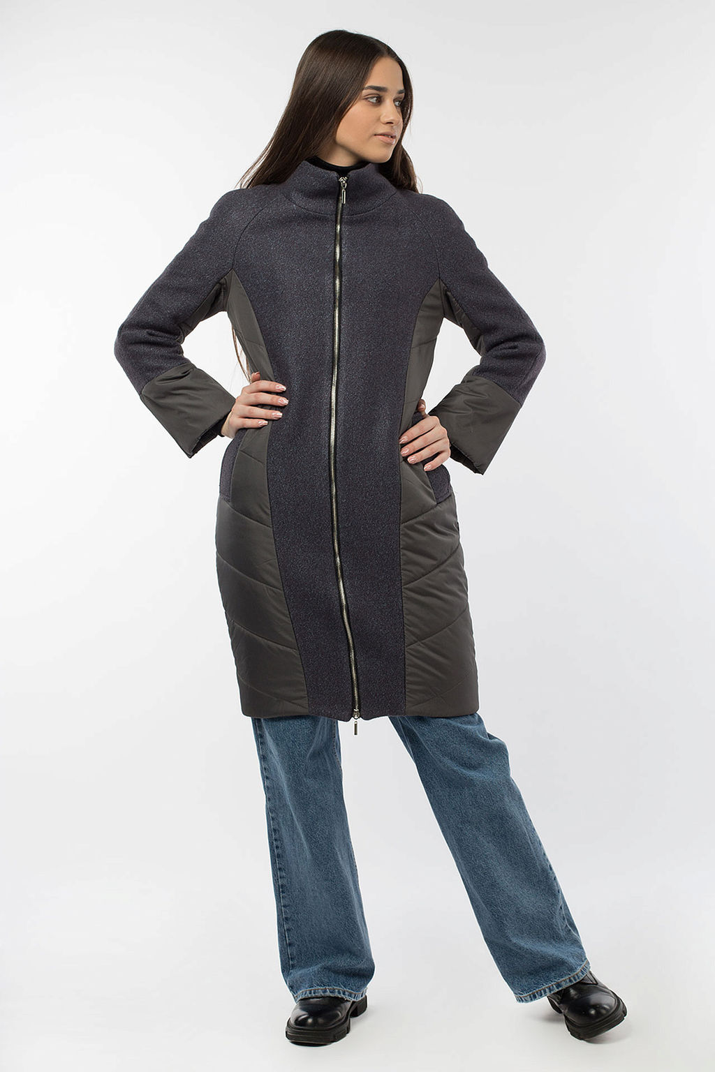 Пальто женское демисезонное Amalgama - Империя пальто фото 5