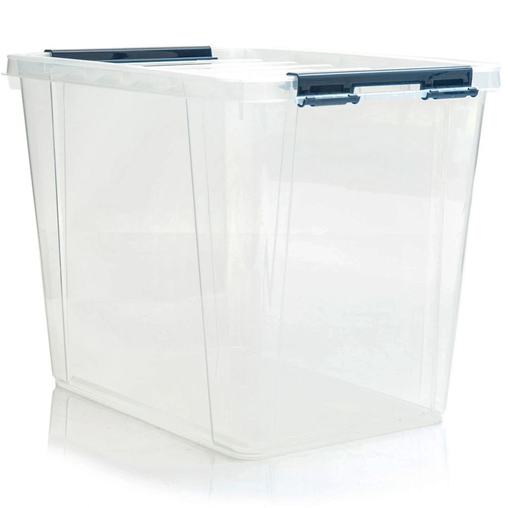 Контейнер универсальный с крышкой для хранения "ПРОФИ", прозрачный, 41*29,5*31,2см. 25л
