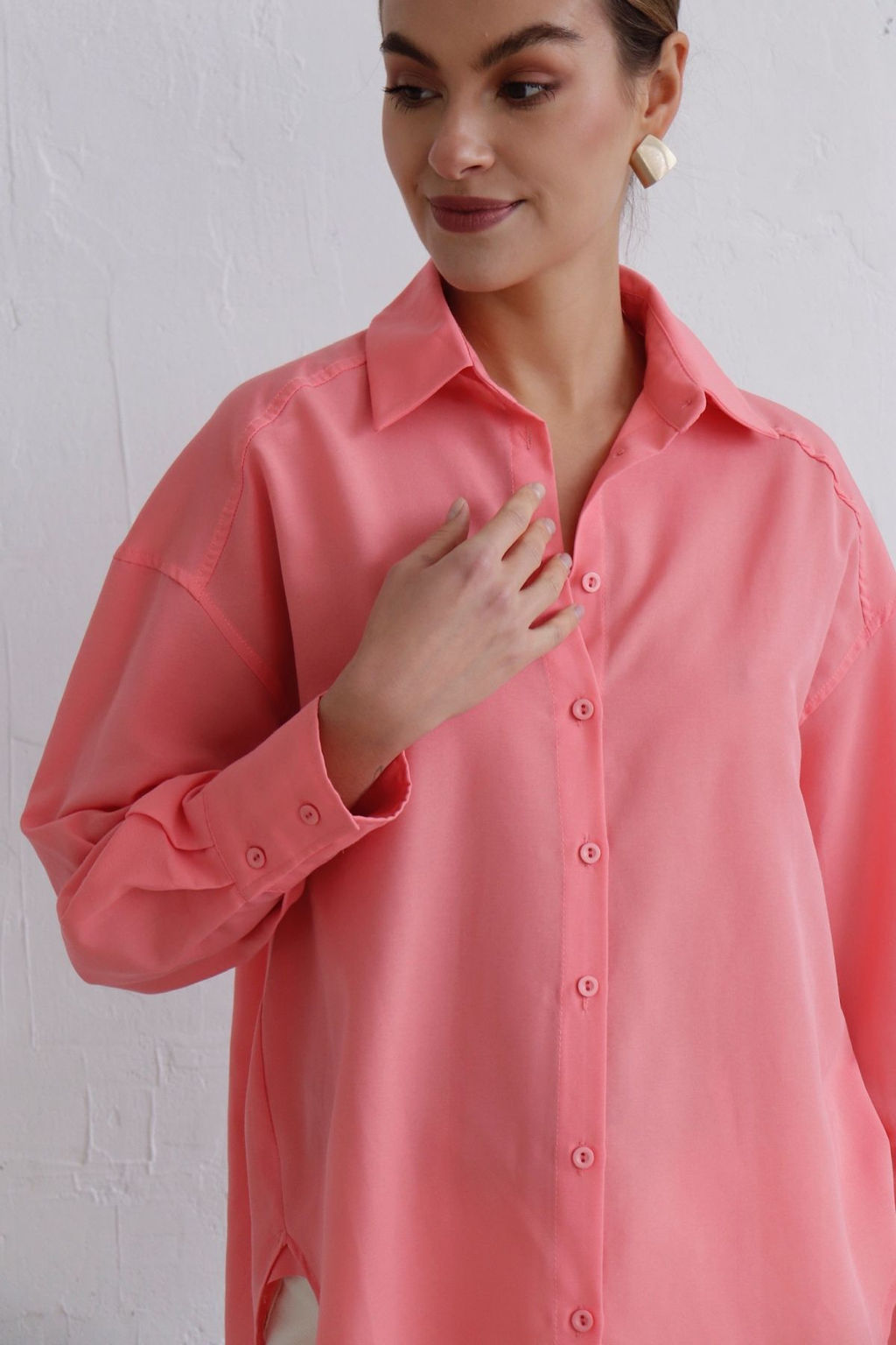 11229 Рубашка коралловая - Martichelli фото 3