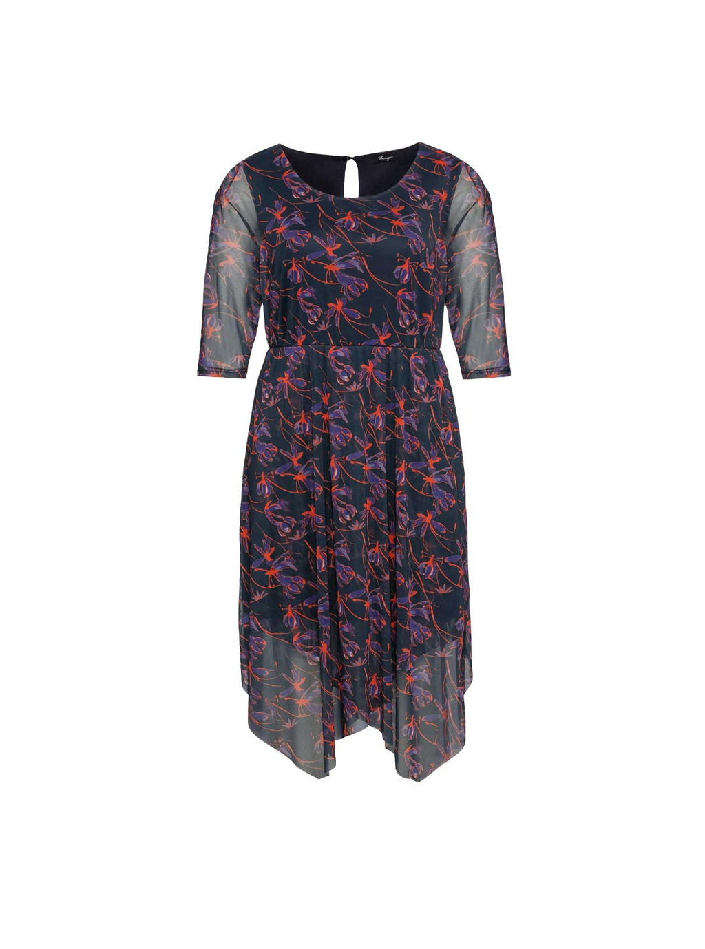 Платье, сине-пестрое - Sheego фото 2