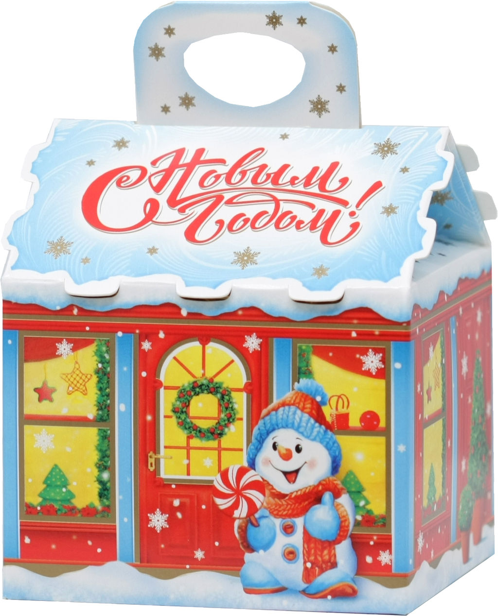 HYLEYS. Новый год. Новогодний домик карт.упаковка, 15 пак. фото 2