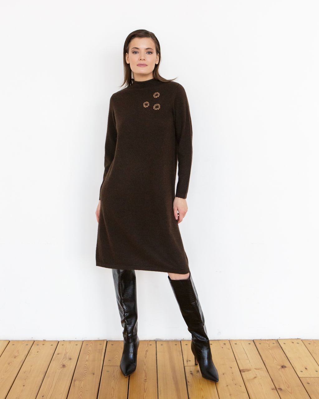 Платье из пуха яка 13062 ТК